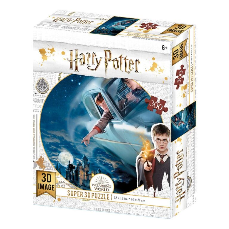 3D Puzzle Harry Potter - Ford nad Bradavicemi, 300 dílků