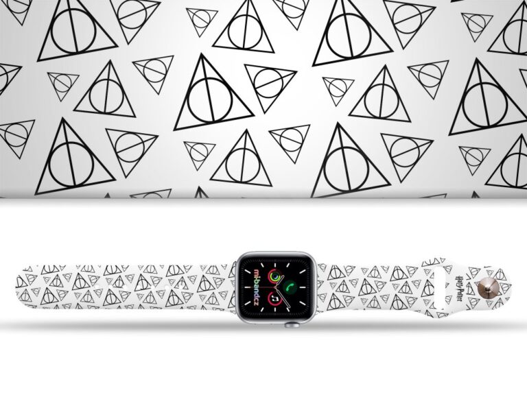 Řemínek na Apple watch Harry Potter - Relikvie smrti (bílý) - Image 2