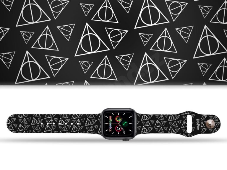 Řemínek na Apple Watch Harry Potter - Relikvie smrti (černý) - Image 2