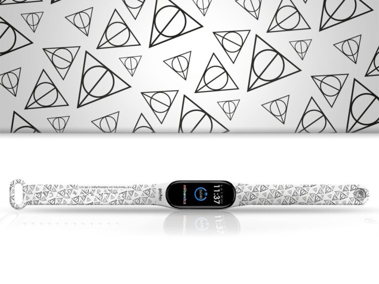 Řemínek na Mi Band Harry Potter - Relikvie smrti (bílý) - Image 2