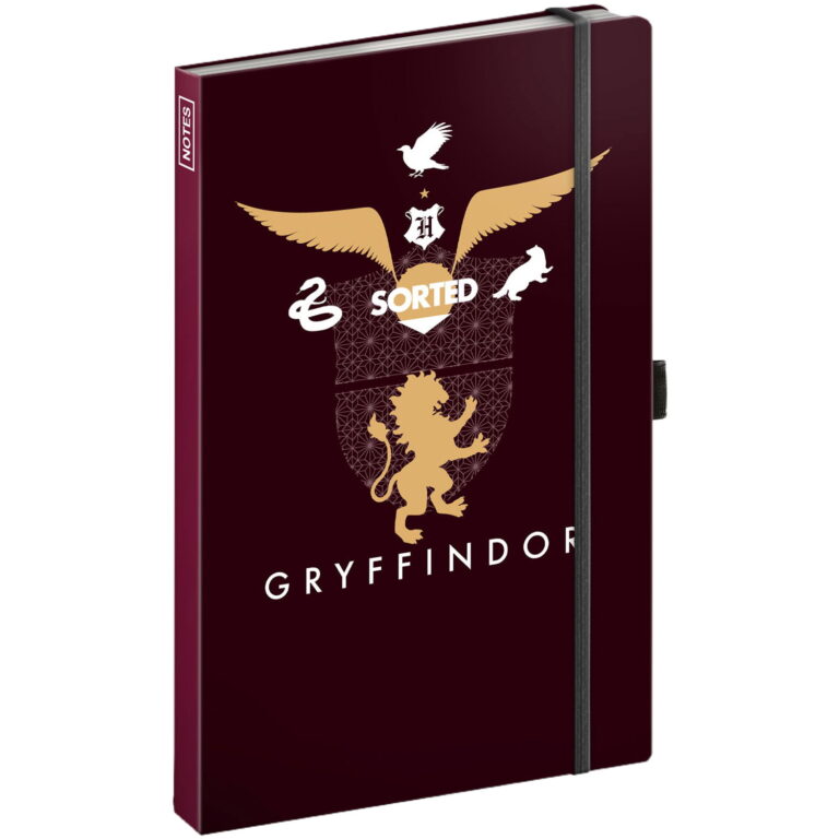 Zápisník Harry Potter - Gryffindor Sorted